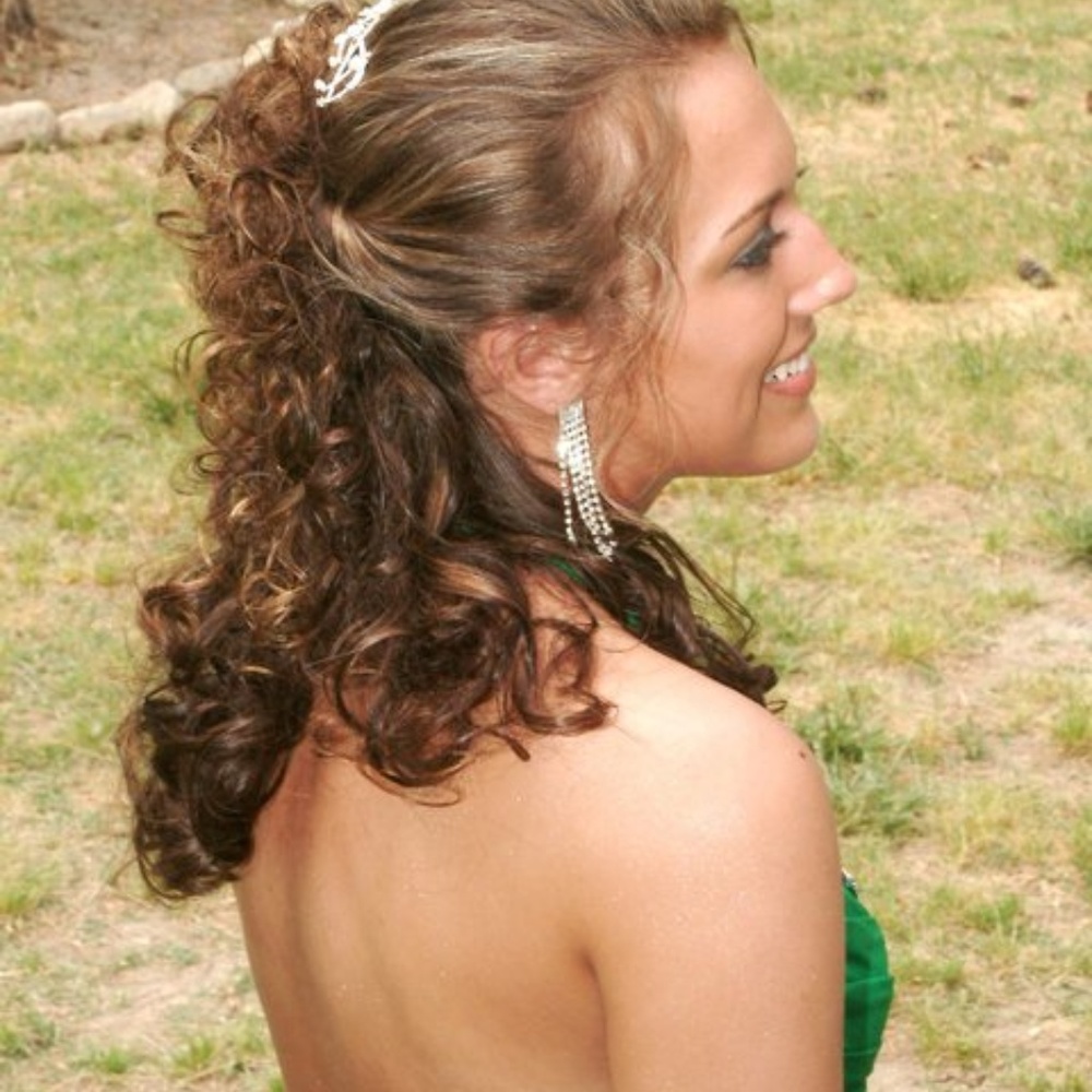 Green Prom or Formal Dress - Picture 3 of 3